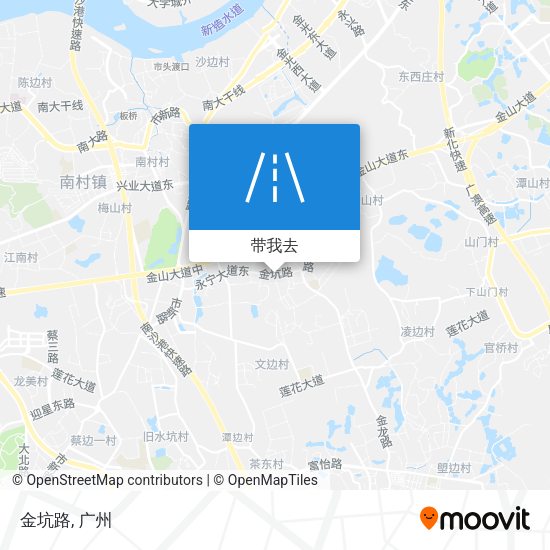 金坑路地图