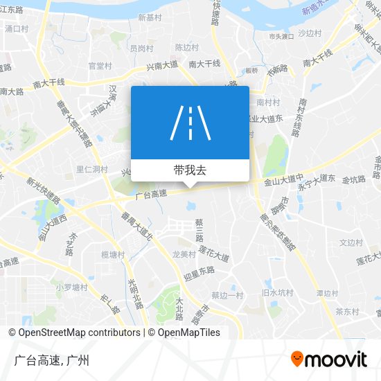 广台高速地图