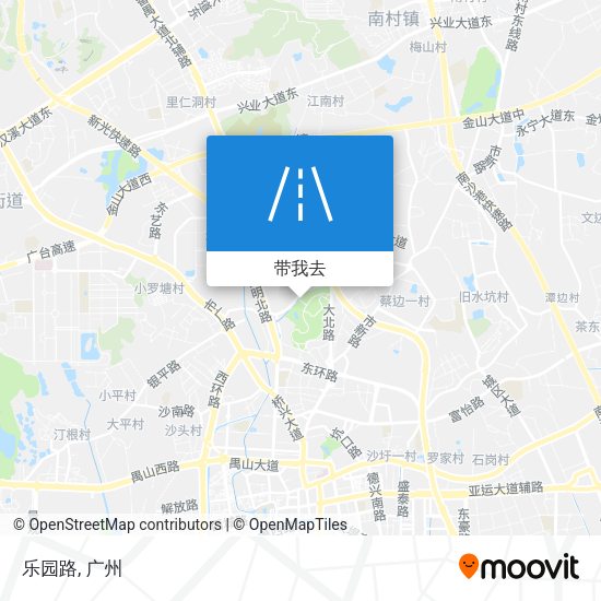 乐园路地图