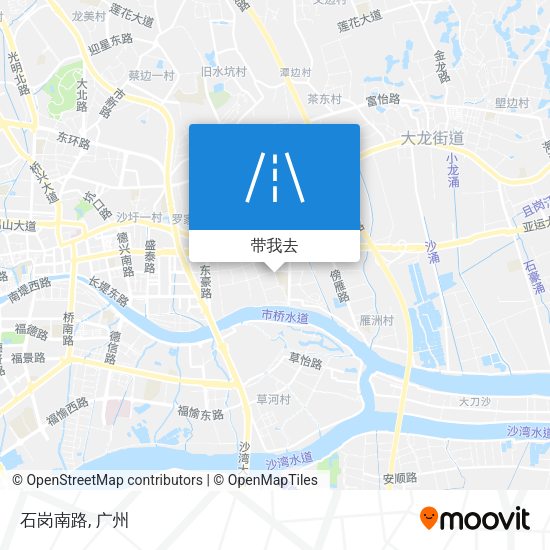 石岗南路地图