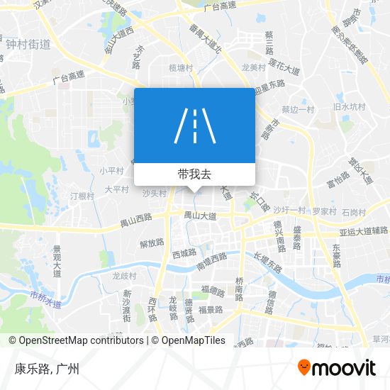康乐路地图