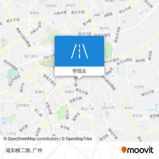 规划横二路地图