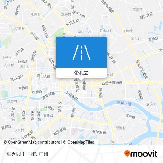 东秀园十一街地图