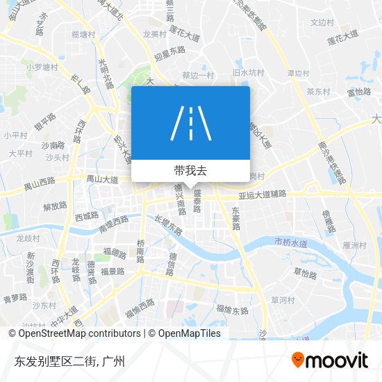 东发别墅区二街地图