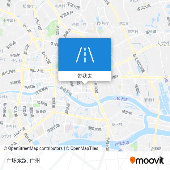 广场东路地图