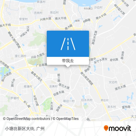 小塘坊新区大街地图