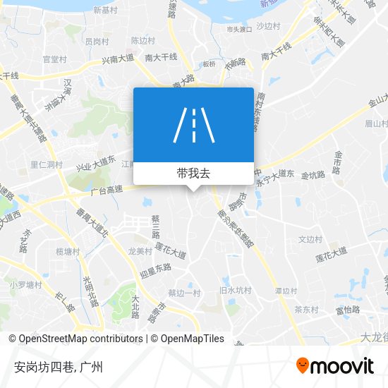 安岗坊四巷地图