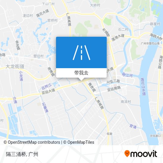 隔三涌桥地图