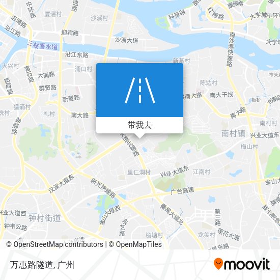 万惠路隧道地图