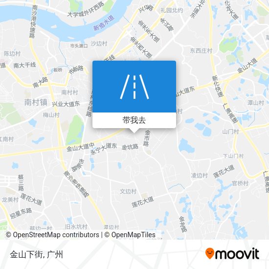 金山下街地图