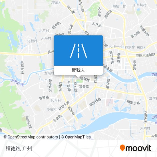 福德路地图