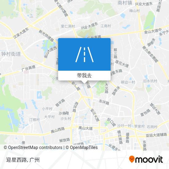 迎星西路地图