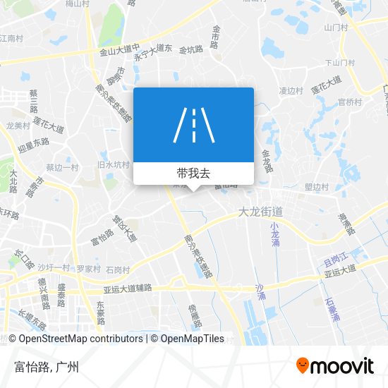 富怡路地图