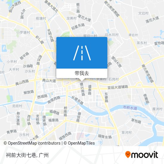 祠前大街七巷地图