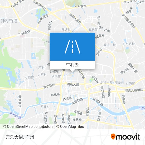 康乐大街地图
