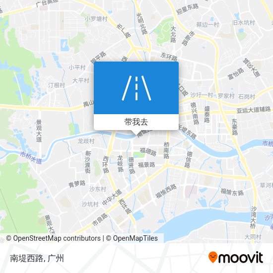 南堤西路地图