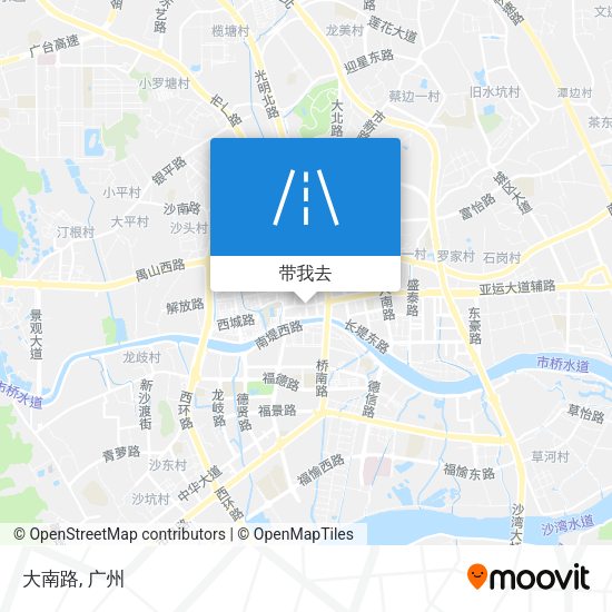 大南路地图