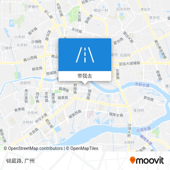 锦庭路地图