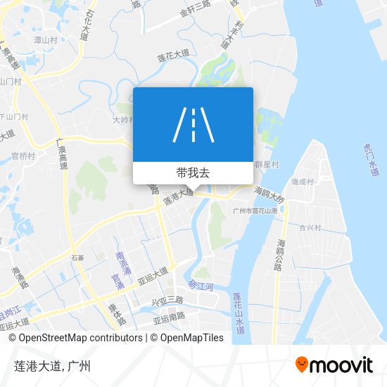 莲港大道地图