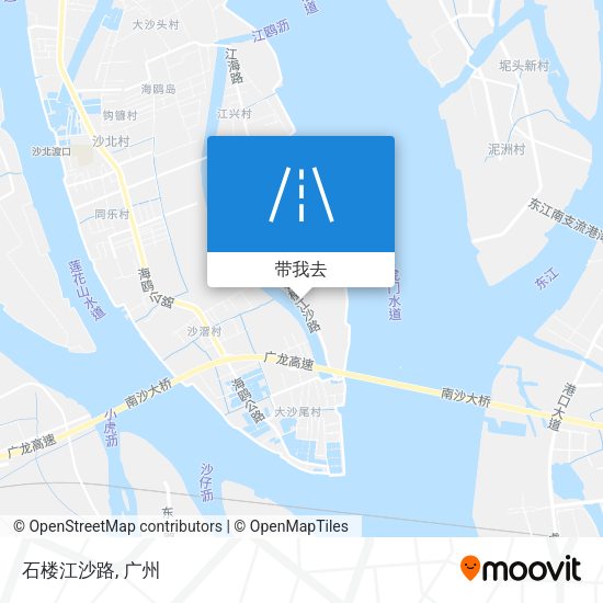 石楼江沙路地图
