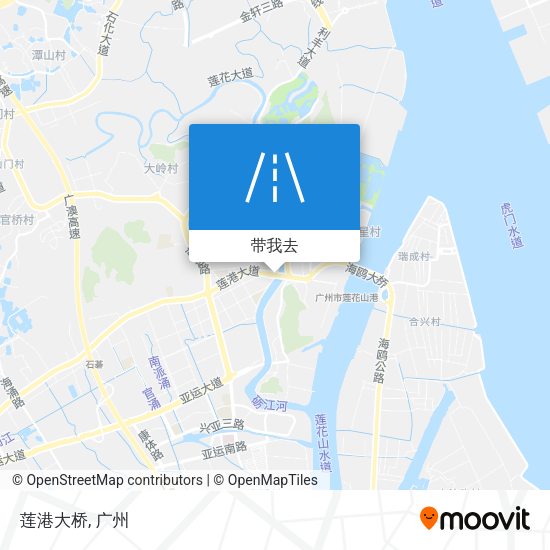 莲港大桥地图