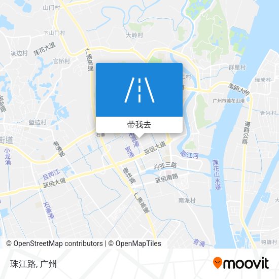 珠江路地图