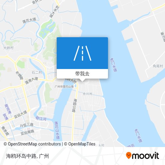 海鸥环岛中路地图