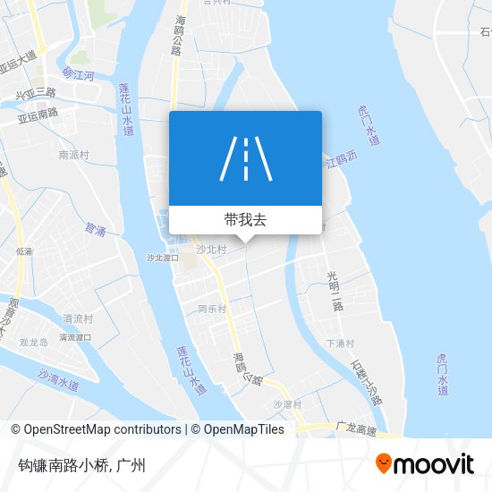 钩镰南路小桥地图