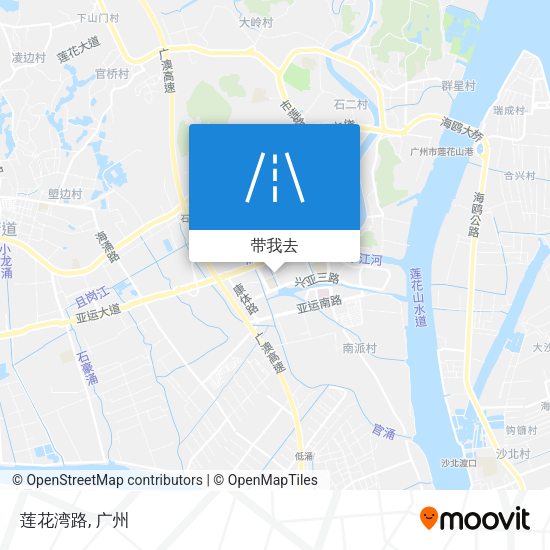 莲花湾路地图