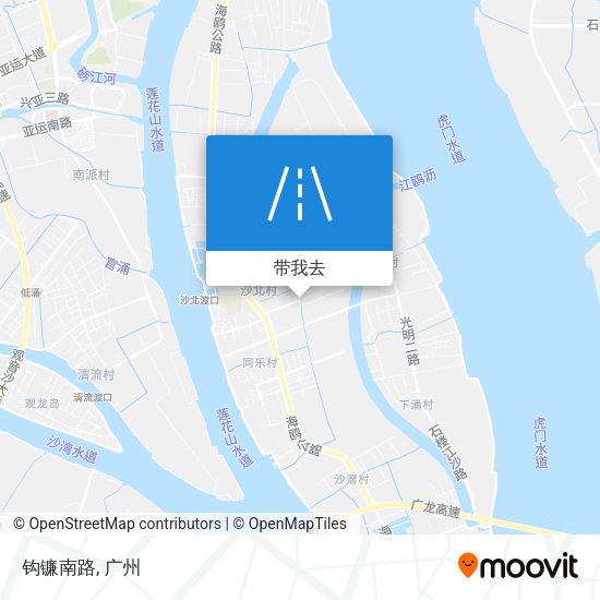 钩镰南路地图