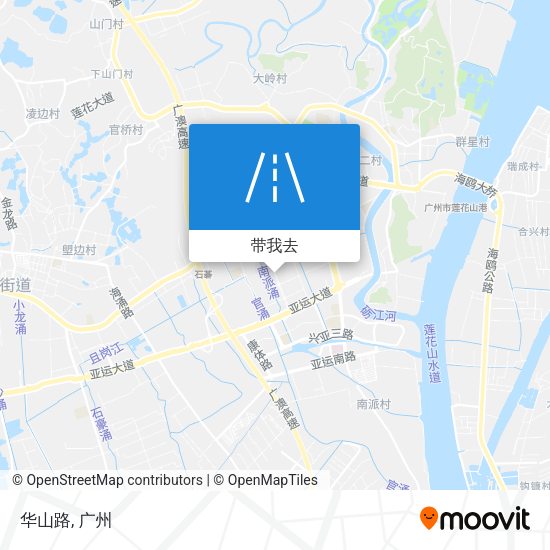华山路地图