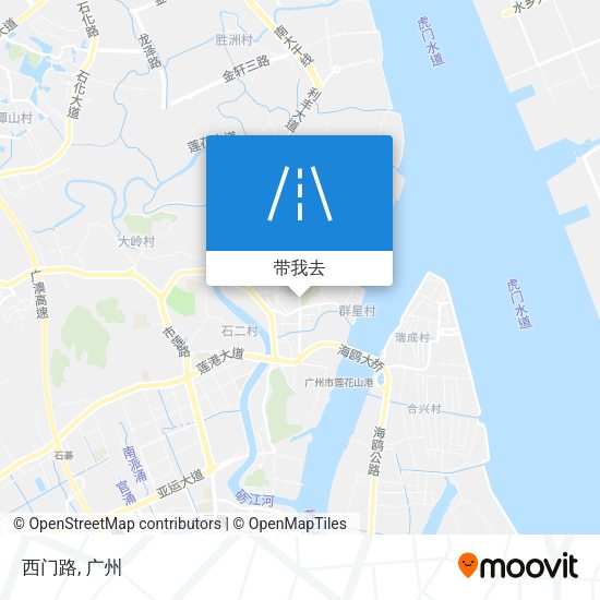 西门路地图