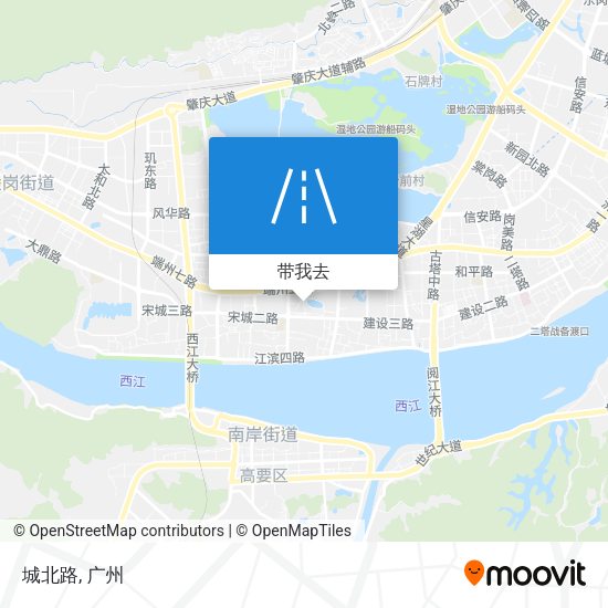 城北路地图