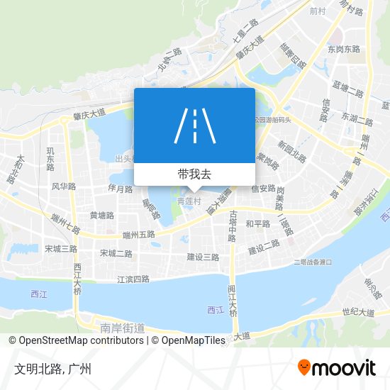 文明北路地图