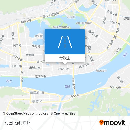 柑园北路地图
