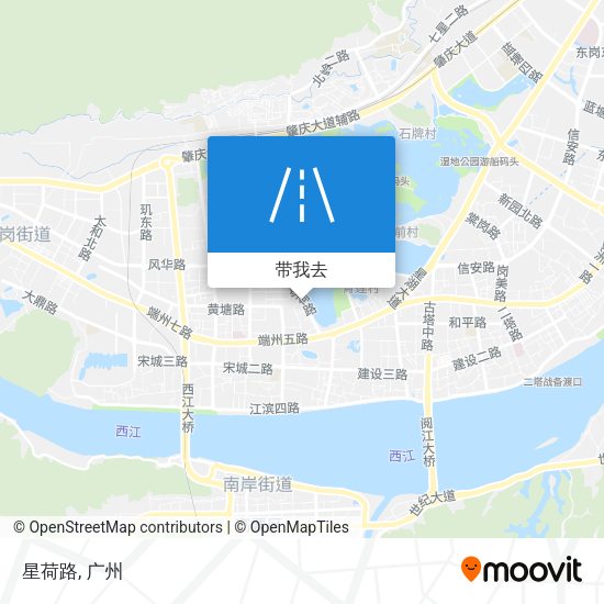 星荷路地图