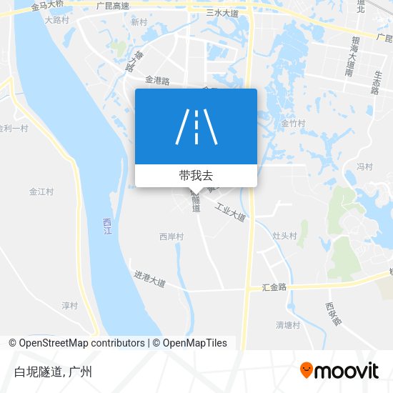 白坭隧道地图