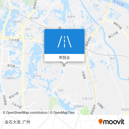 金石大道地图