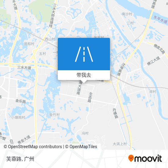 芙蓉路地图