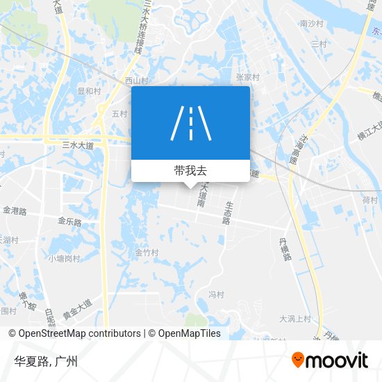 华夏路地图