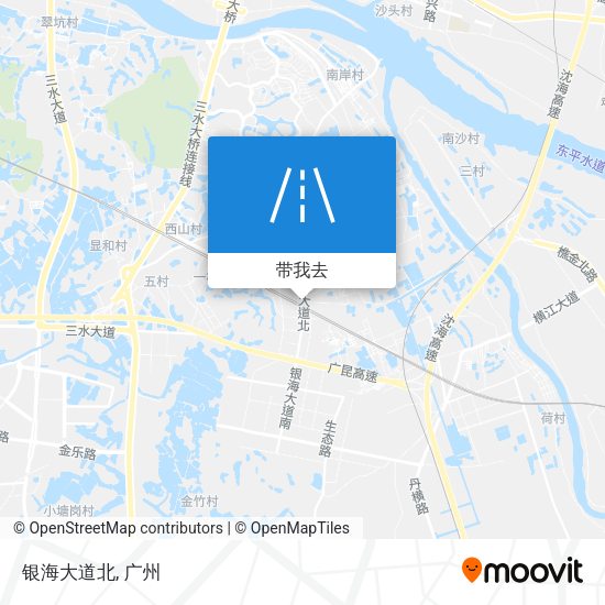 银海大道北地图