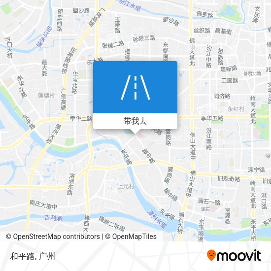 和平路地图