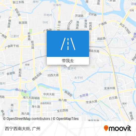 西宁西南大街地图