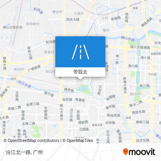 汾江北一路地图