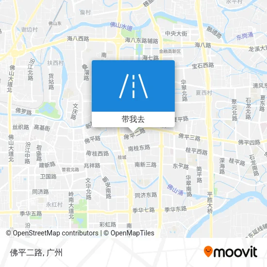 佛平二路地图