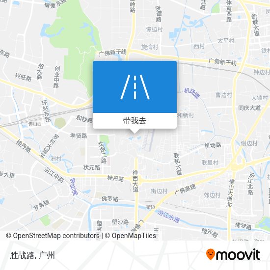胜战路地图