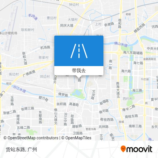 货站东路地图