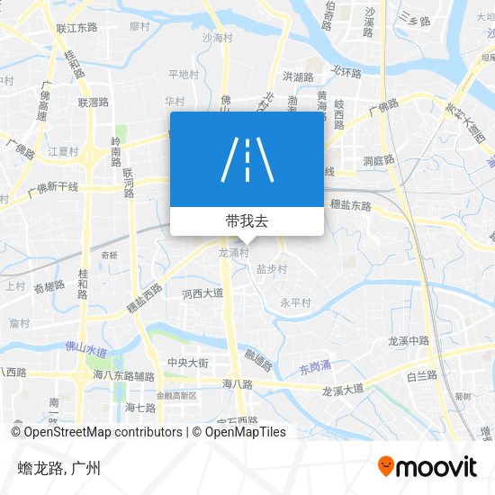 蟾龙路地图