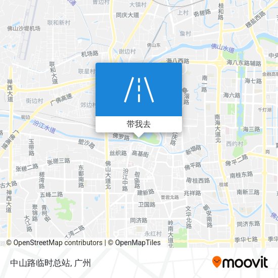 中山路临时总站地图