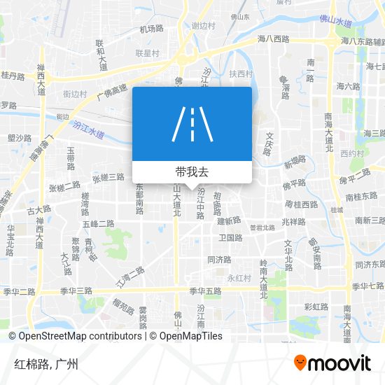 红棉路地图